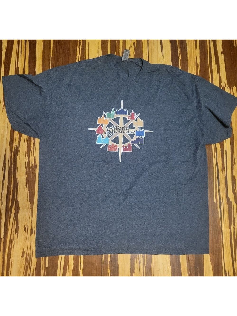 World Showcase Graphic Tee - Blue Size 2XL